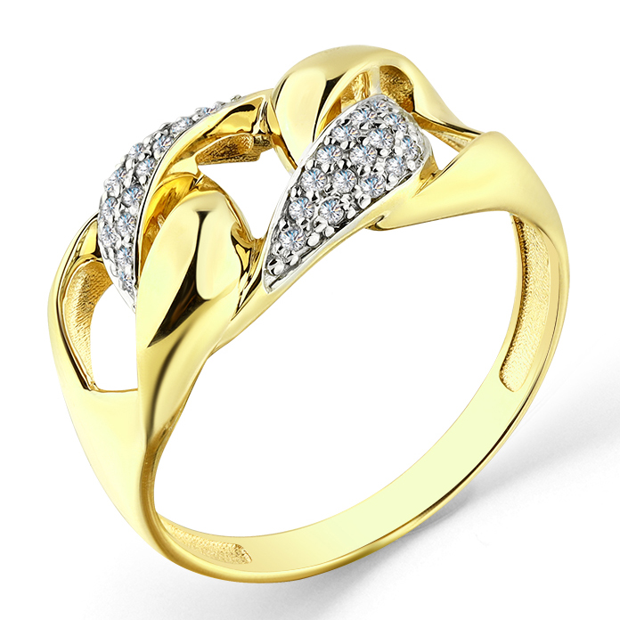 Кольцо, золото, бриллиант, 1-308615-00-00